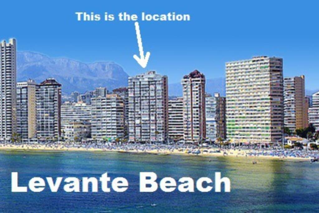 Seafront Luxury Levante Beach / Primera Linea Playa Levante Benidorm Esterno foto